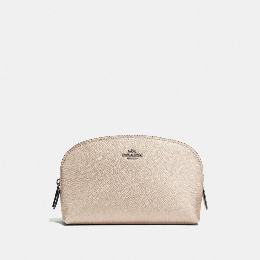 coach leather makeup bag