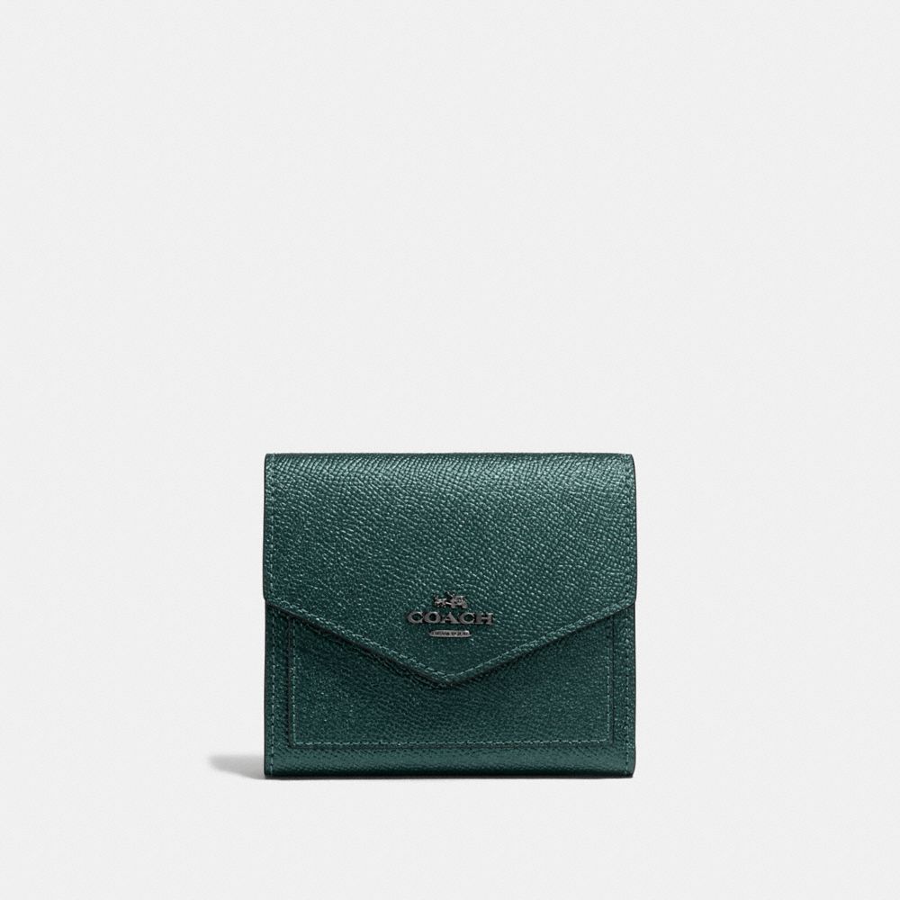 green coach wallet