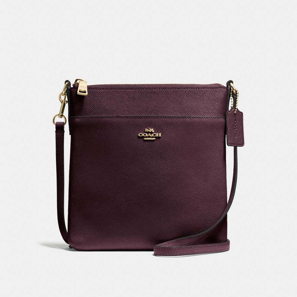 coach courier crossbody in crossgrain leather