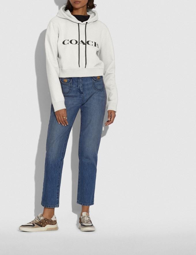 COACH: Cropped Sweatshirt