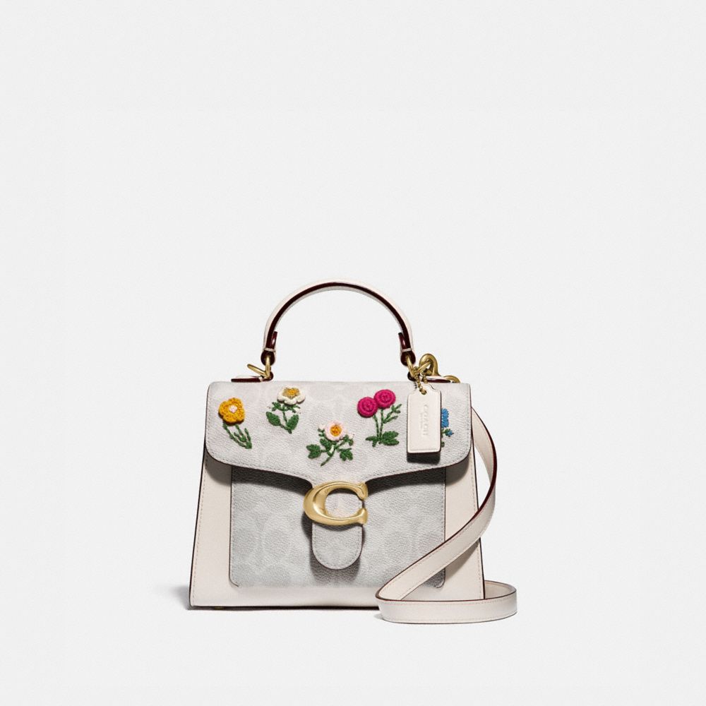 coach embroidered bag