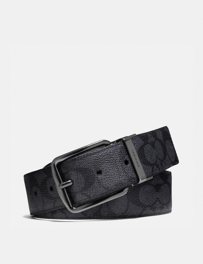 Wide Harness Cut-To-Size Reversible Belt in Signature Canvas | COACH