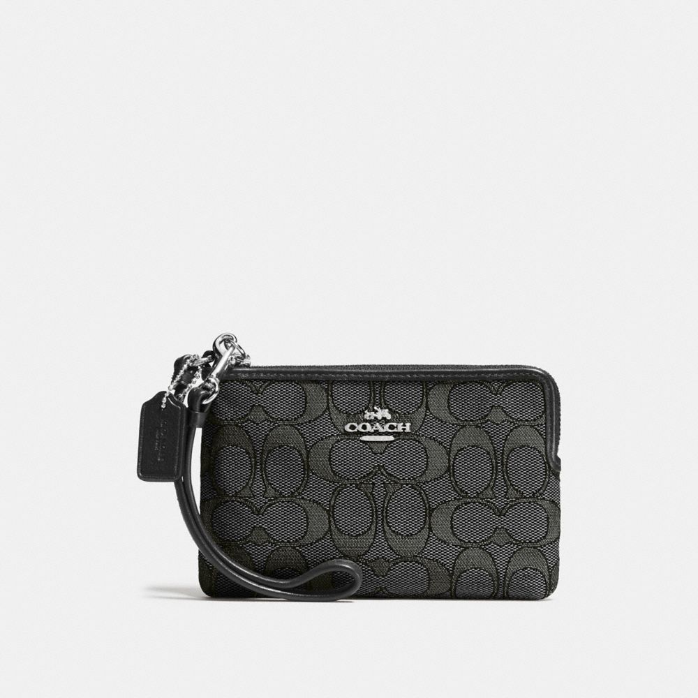 coach fabric wristlet