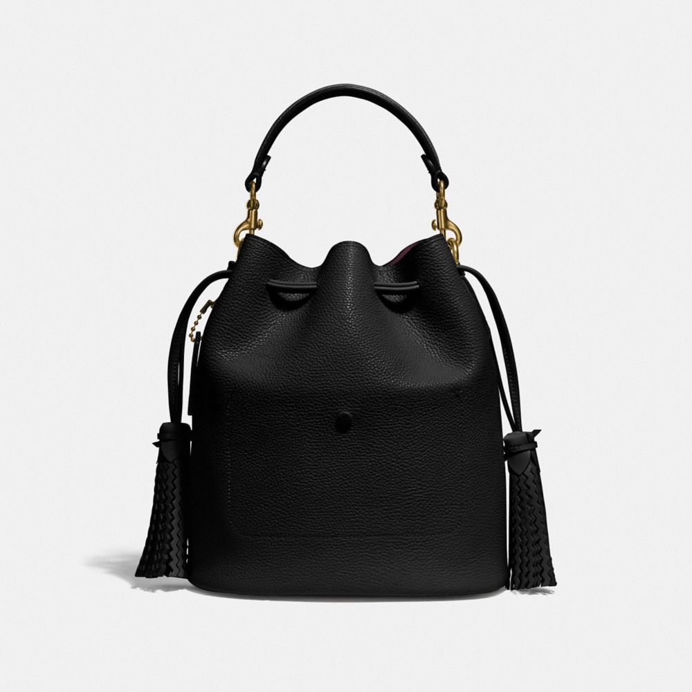 COACH Lora Bucket Bag With Whipstitch Detail