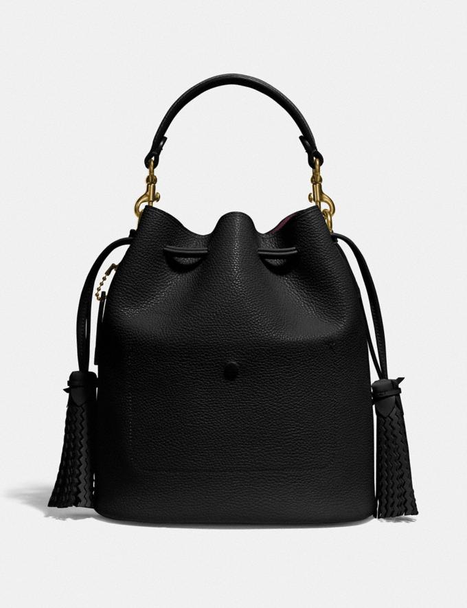 COACH: Lora Bucket Bag With Whipstitch Detail
