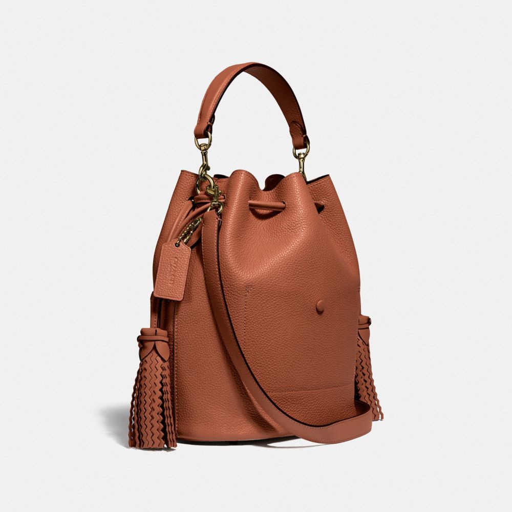LORA BUCKET BAG WITH WHIPSTITCH DETAIL - Alternate View 1