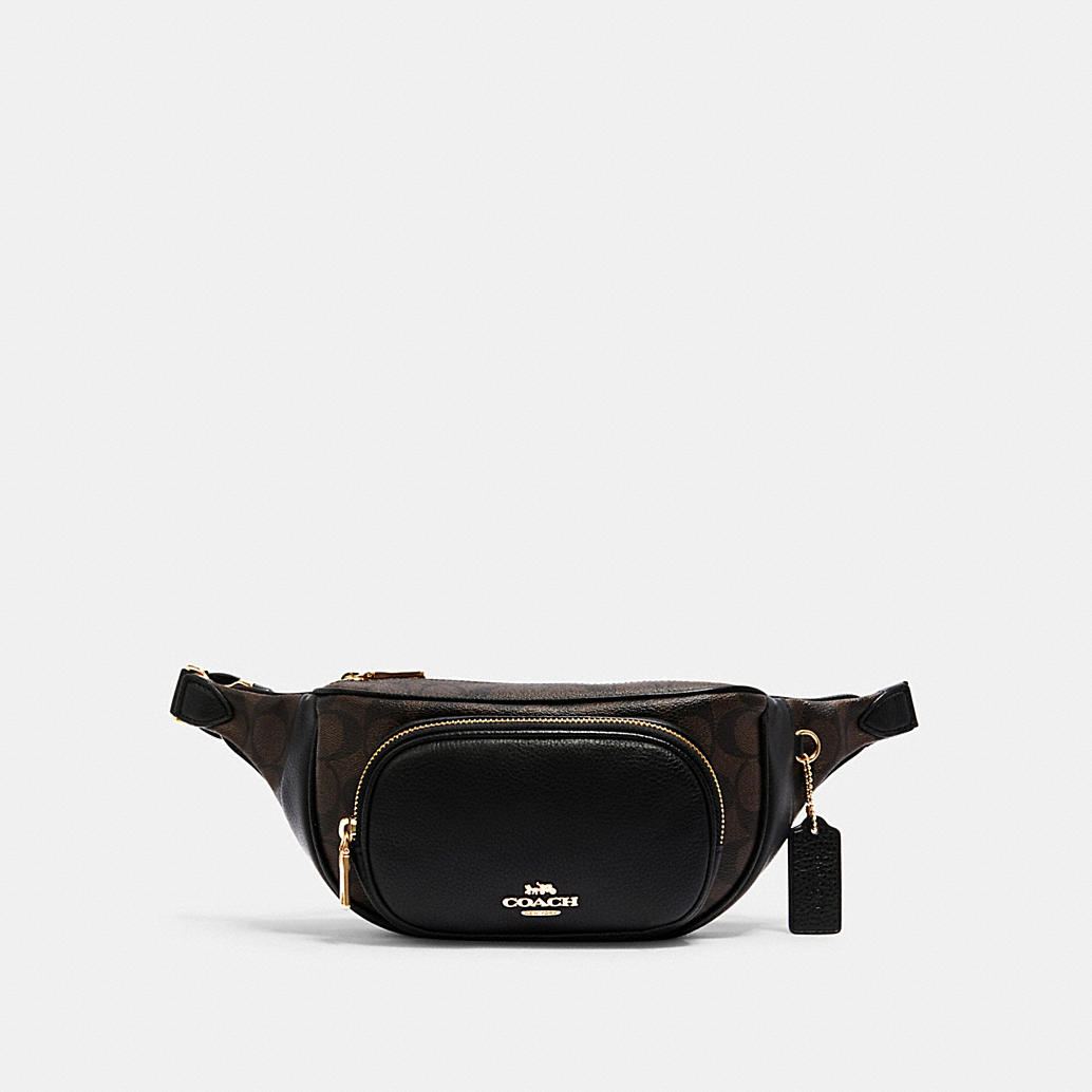 COACH® Outlet | COURT BELT BAG IN SIGNATURE CANVAS