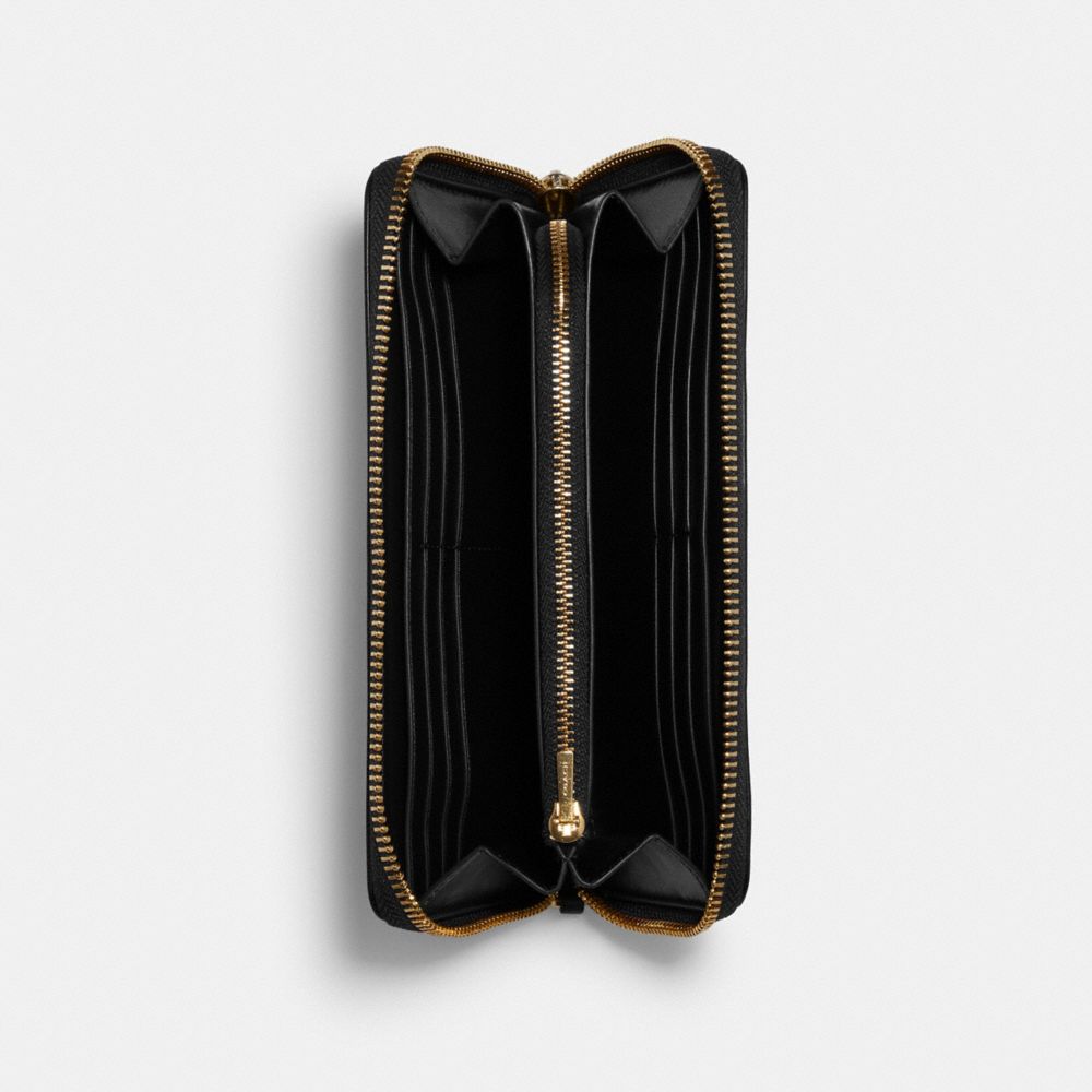 ACCORDION ZIP WALLET WITH WRISTLET STRAP - Alternate View 1