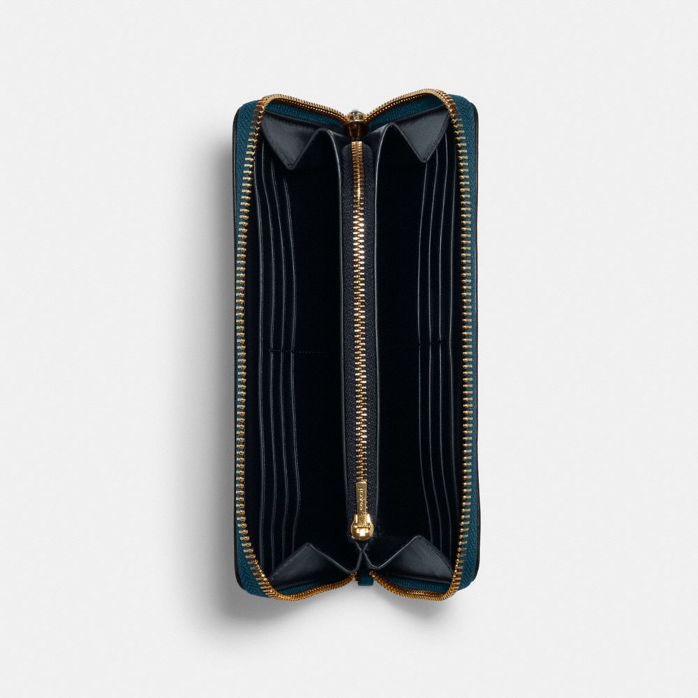 ACCORDION ZIP WALLET WITH WRISTLET STRAP - Alternate View 1