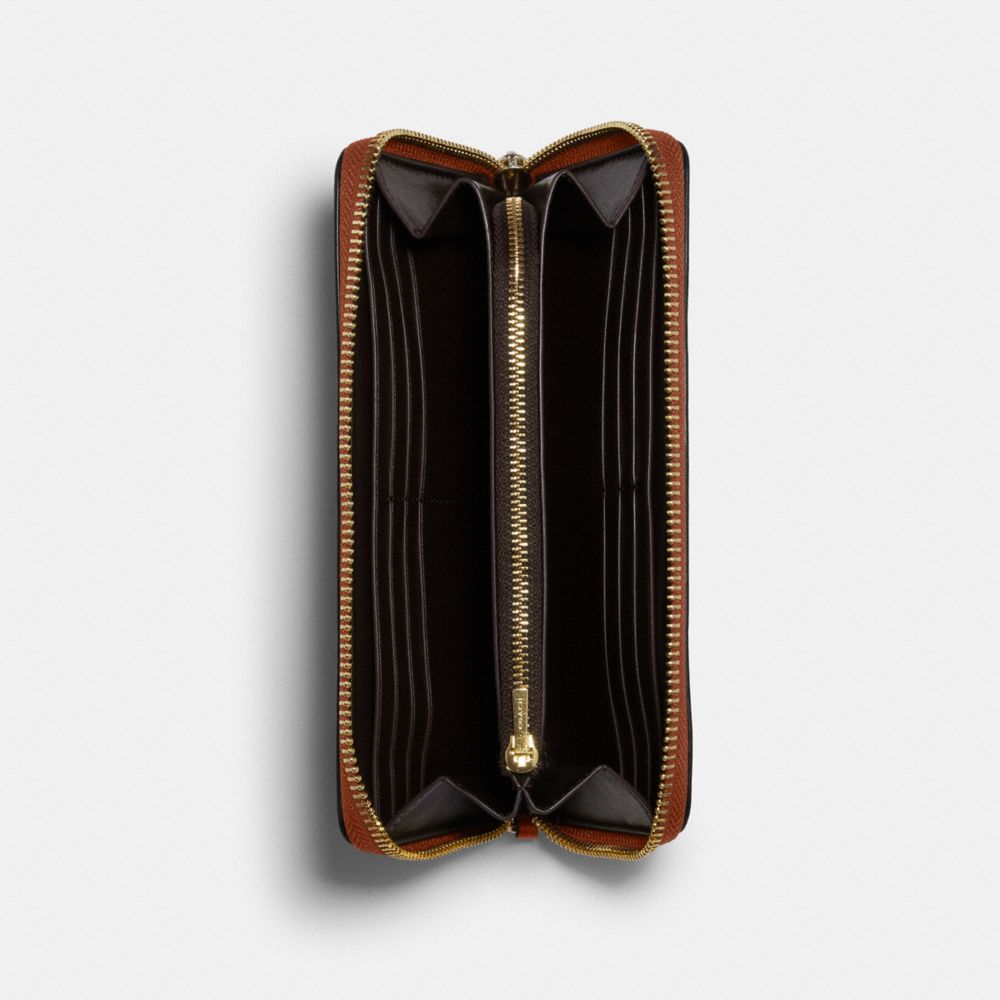 ACCORDION ZIP WALLET WITH WRISTLET STRAP - Alternate View 1