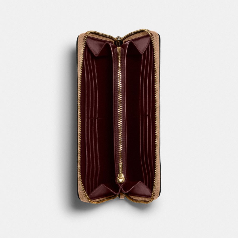 ACCORDION ZIP WALLET WITH WRISTLET STRAP - Alternate View 1