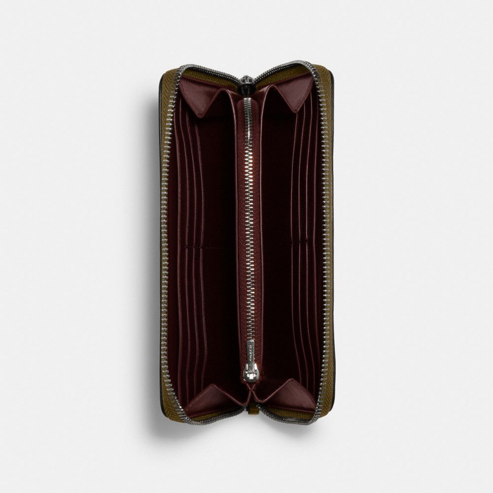 ACCORDION ZIP WALLET WITH WRISTLET STRAP - Alternate View 1