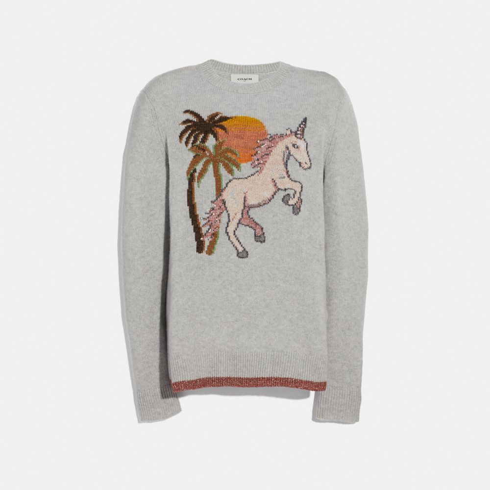 coach unicorn sweater