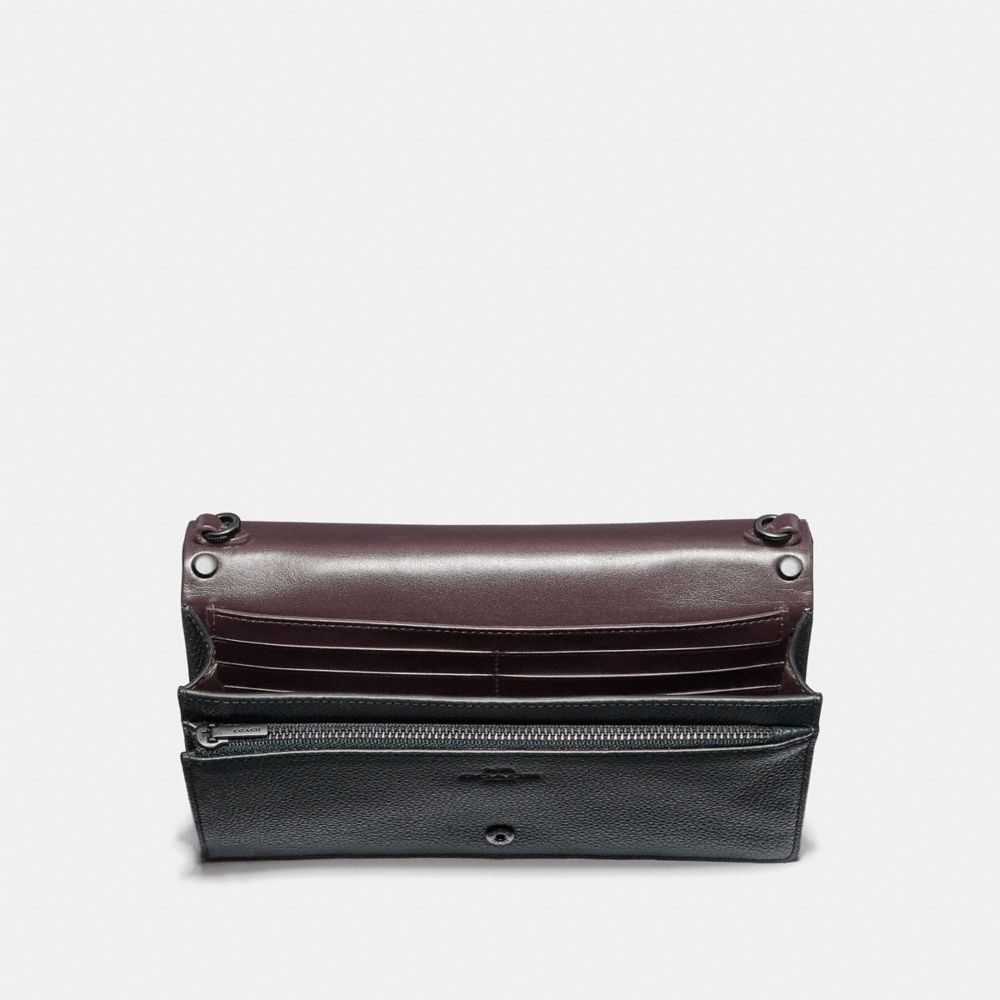 coach hayden foldover crossbody clutch with rivets