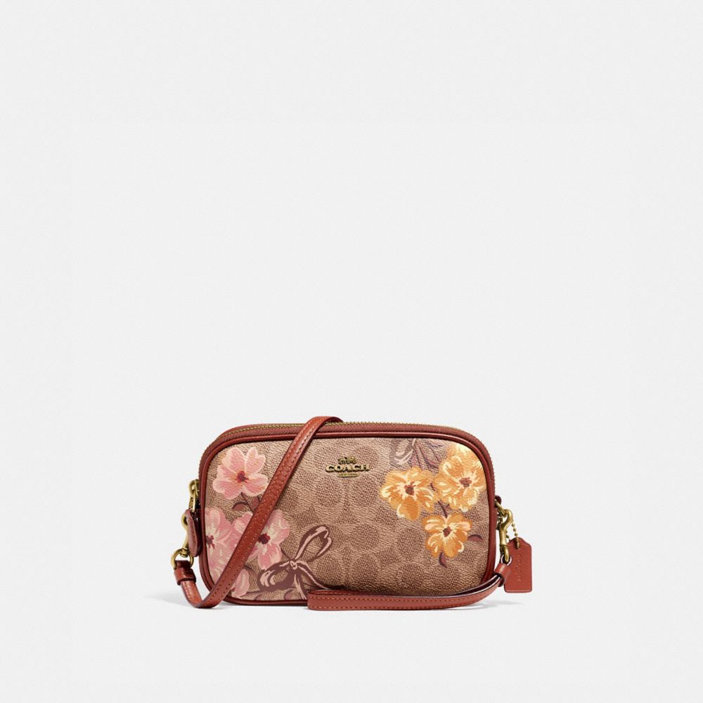 coach floral sadie crossbody