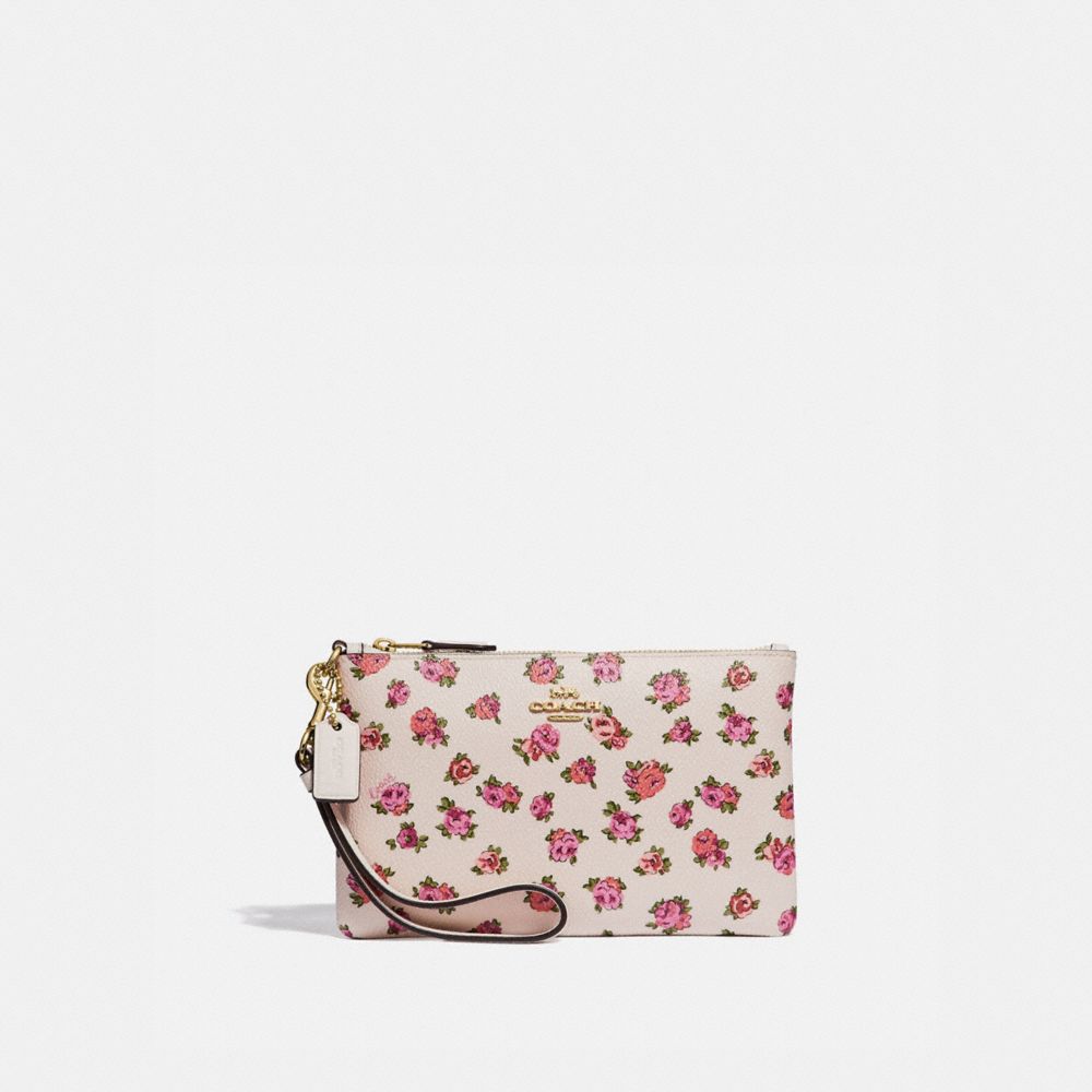 coach rose print purse