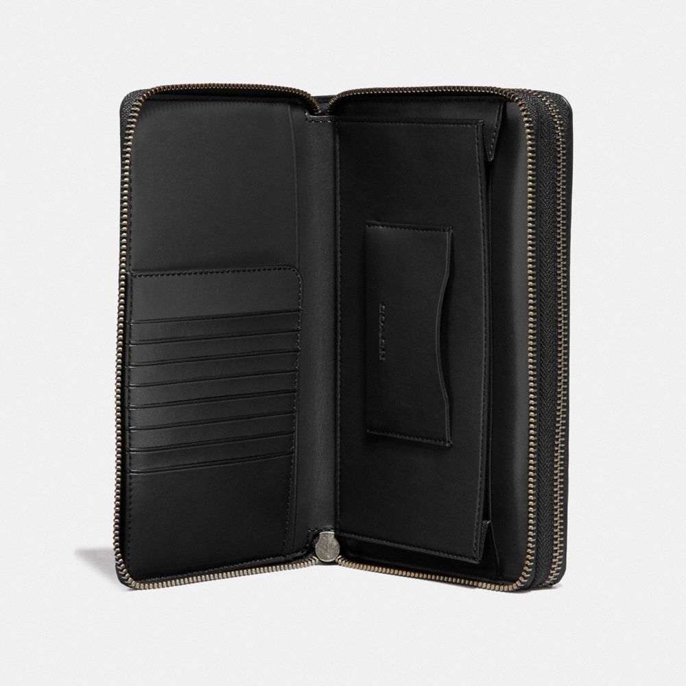 COACH Double Zip Travel Organizer In Signature Leather