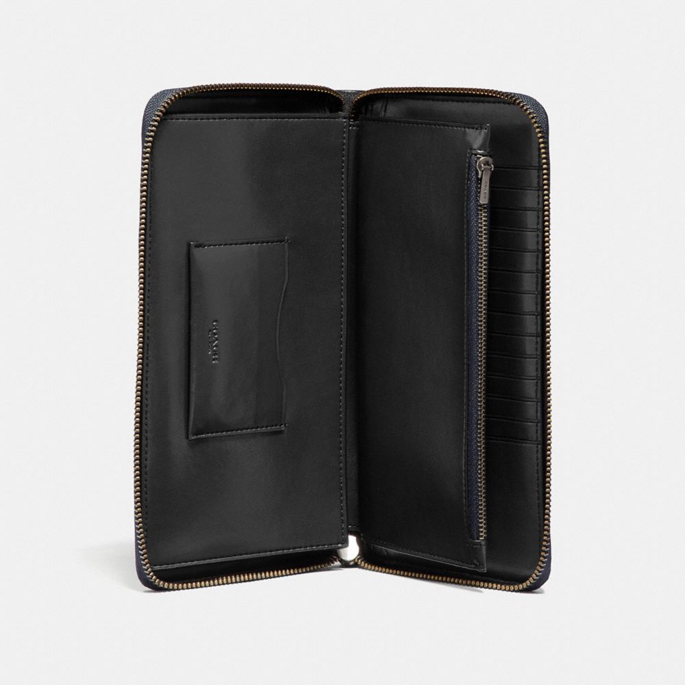 coach mens travel wallet