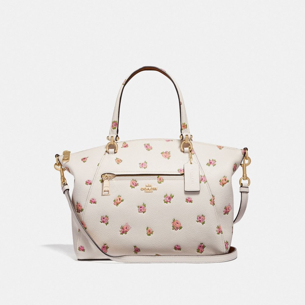 coach floral satchel