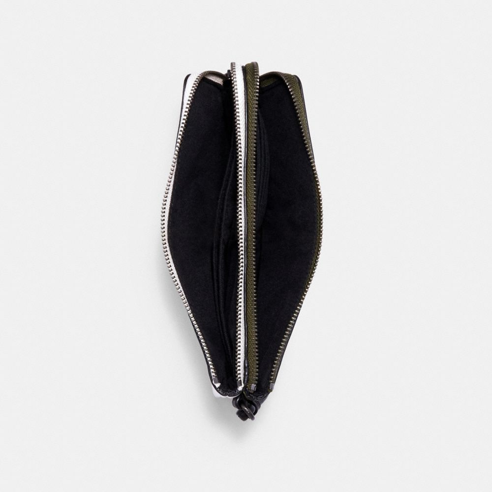 DOUBLE ZIP WALLET IN COLORBLOCK - Alternate View 1