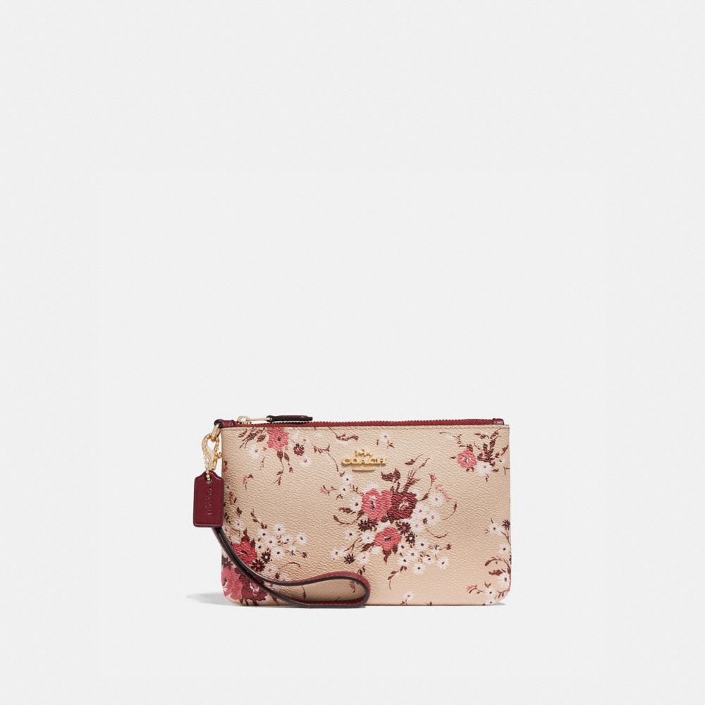 coach wallet flower