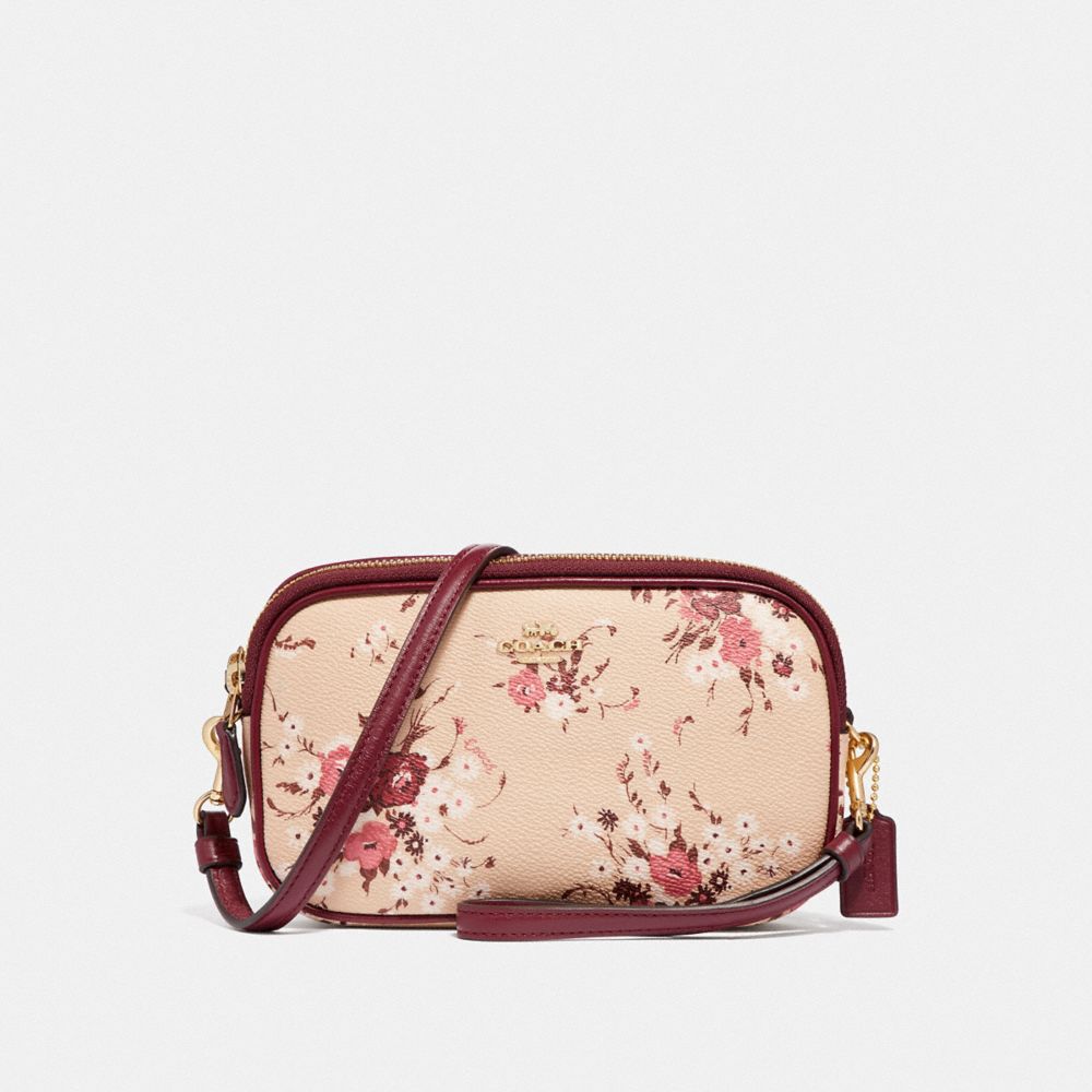 coach floral crossbody bag