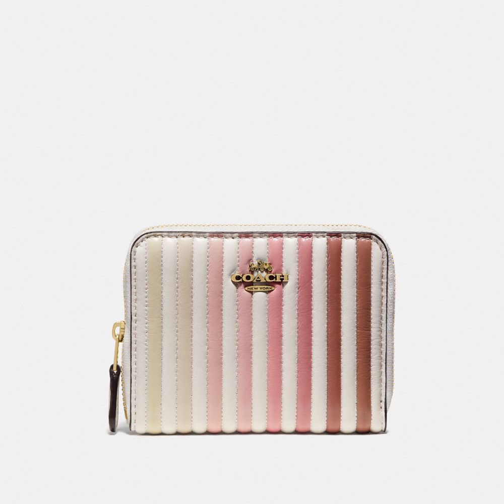 coach pink ombre purse