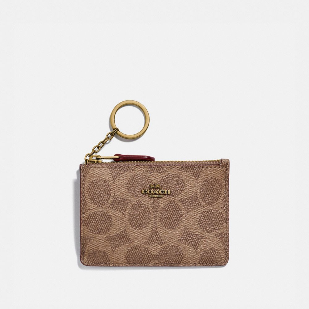 coach mini coin purse