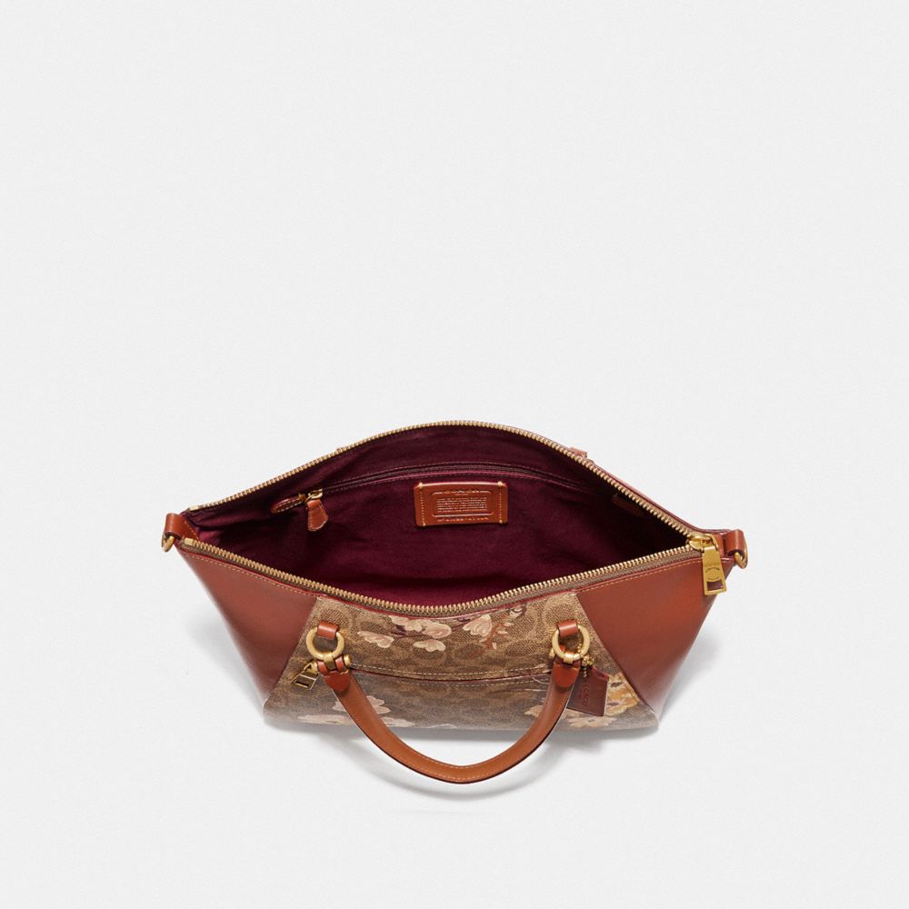 coach prairie satchel floral