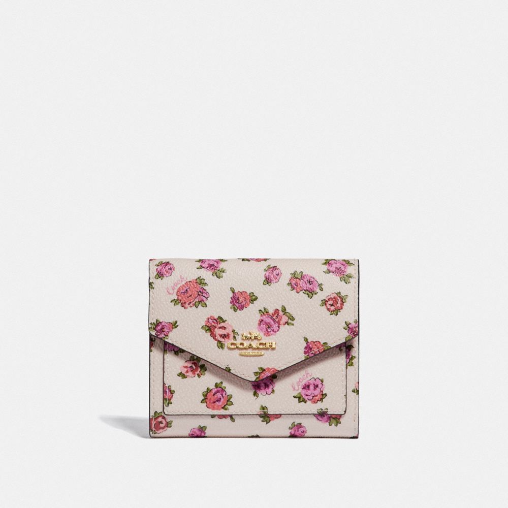 coach rose print purse