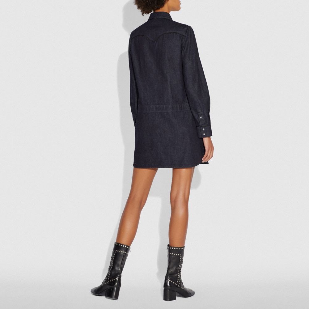 coach denim dress