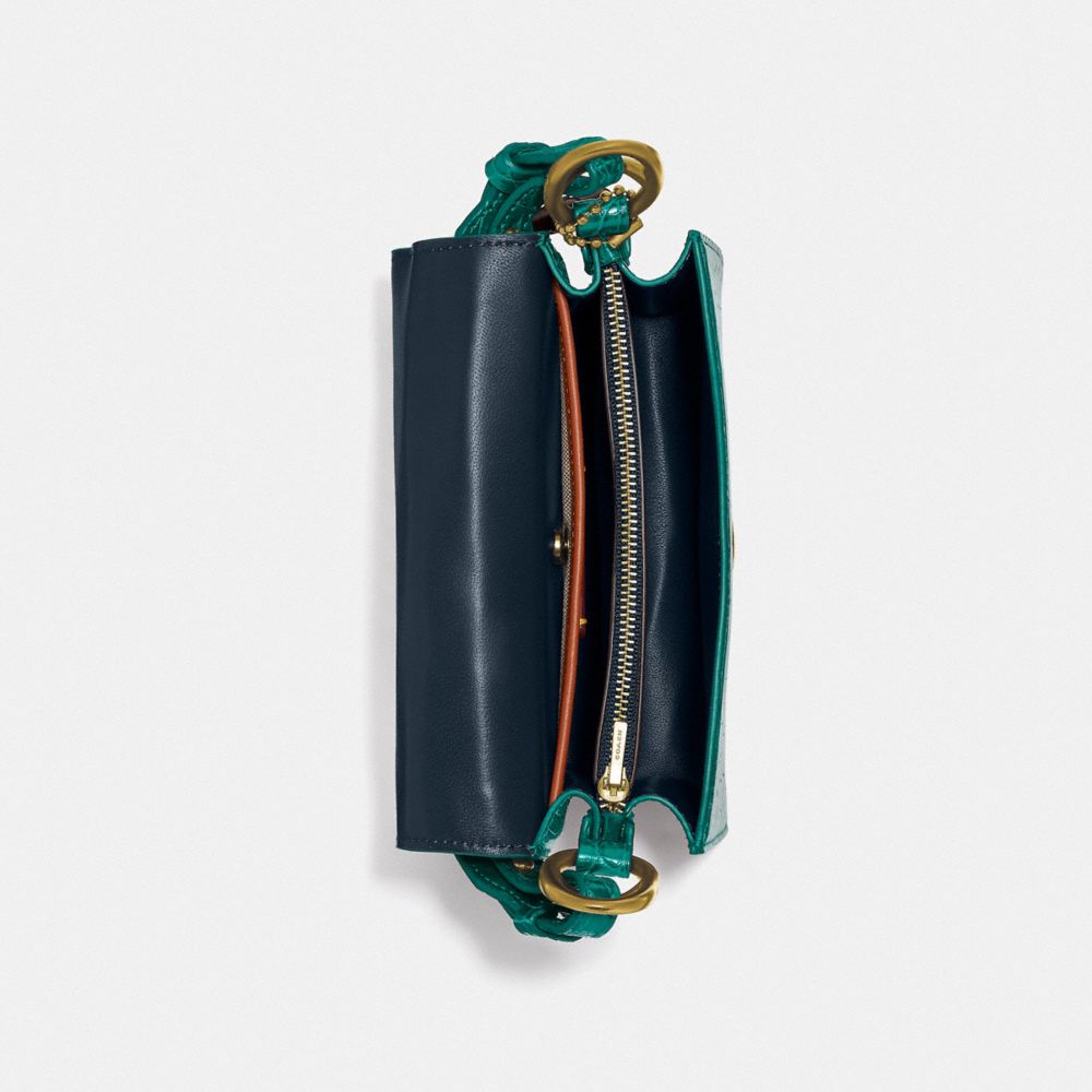 BEAT SHOULDER BAG 18 IN ALLIGATOR - Alternate View 2