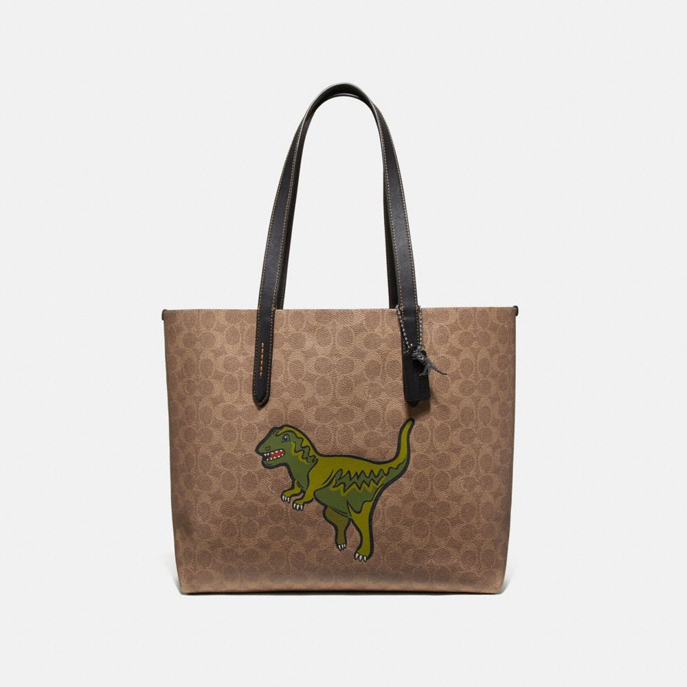 coach dinosaur tote bag