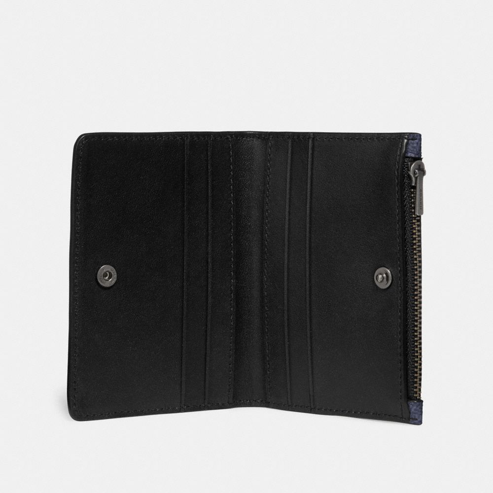 COACH Bifold Card Case In Signature Canvas
