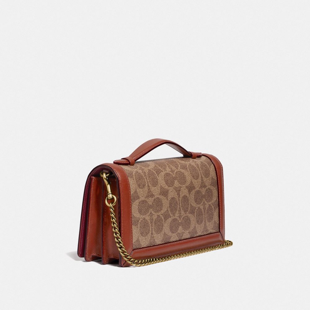 coach purse with chain