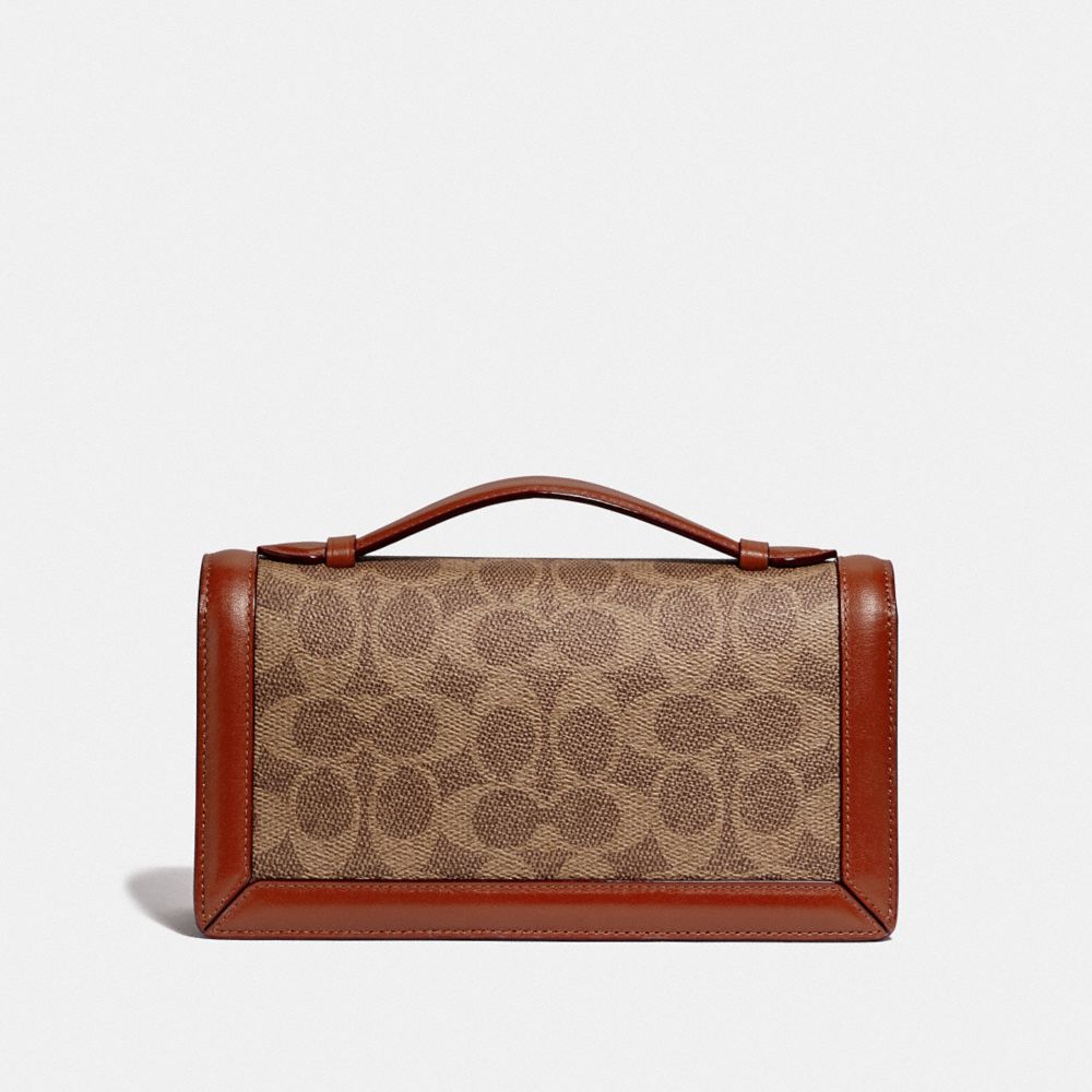 POCHETTE RILEY &Agrave; CHA&Icirc;NE EN TOILE EXCLUSIVE COLOR BLOCK - Alternate View 2