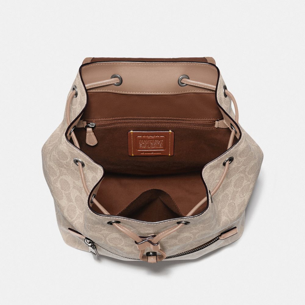 COACH Evie Backpack In Signature Canvas