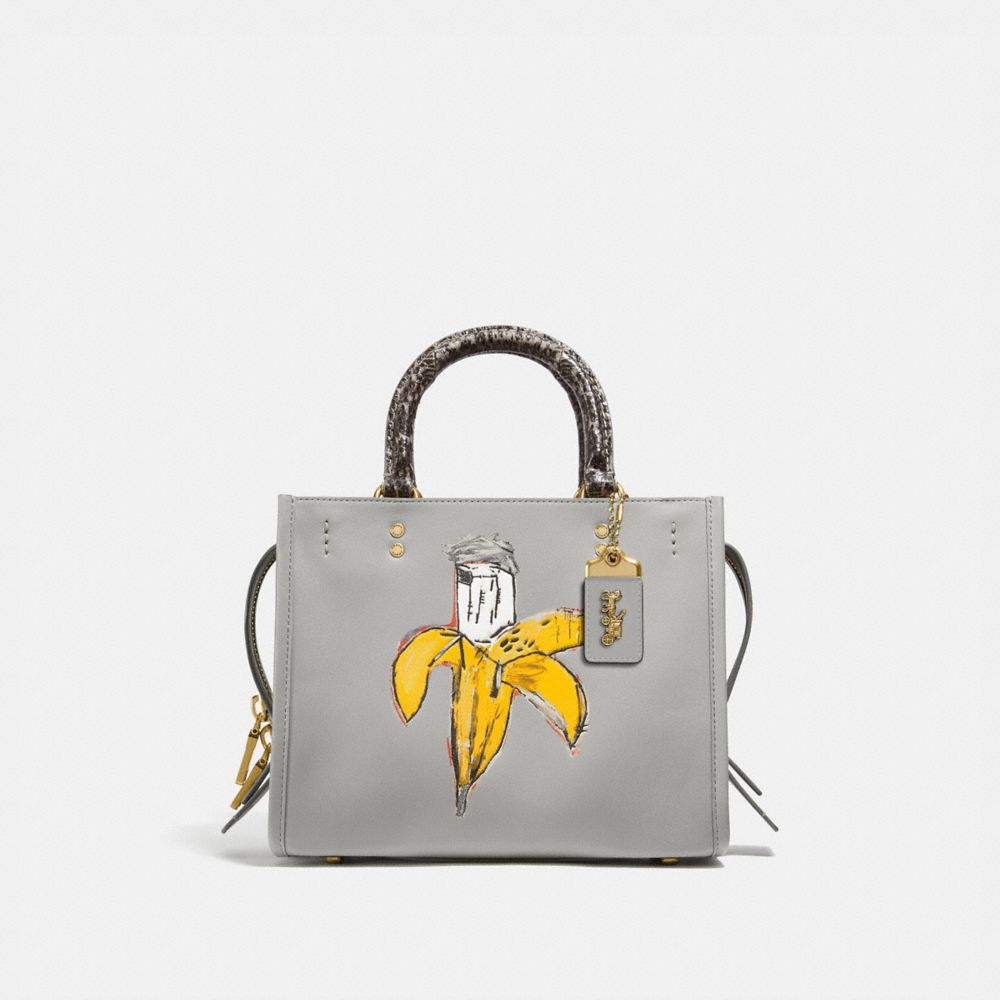 COACH X JEAN-MICHEL BASQUIAT ROGUE 25 WITH SNAKESKIN DETAIL