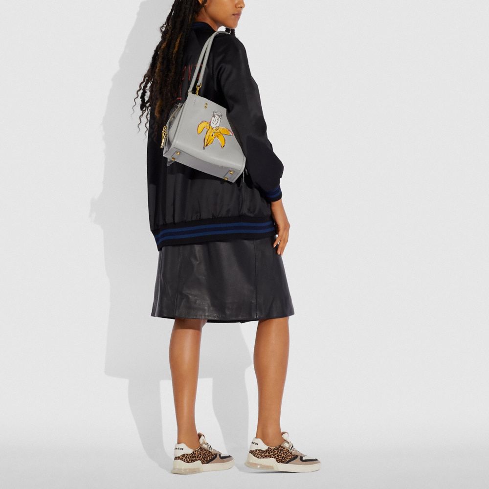 COACH X JEAN-MICHEL BASQUIAT ROGUE 25 WITH SNAKESKIN DETAIL - Alternate View 2