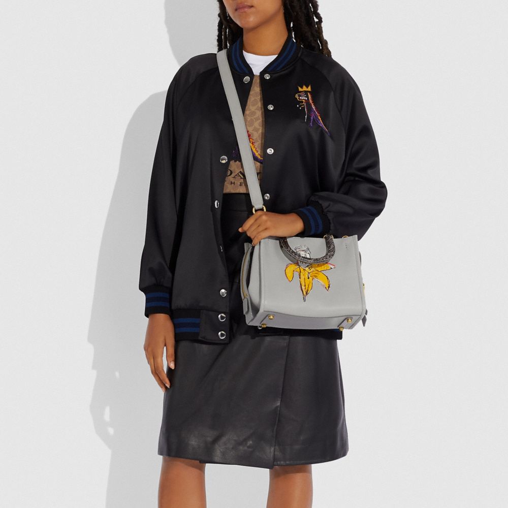 COACH X JEAN-MICHEL BASQUIAT ROGUE 25 WITH SNAKESKIN DETAIL - Alternate View 1