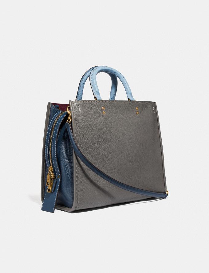 COACH: Rogue 36 In Colorblock With Ostrich Detail
