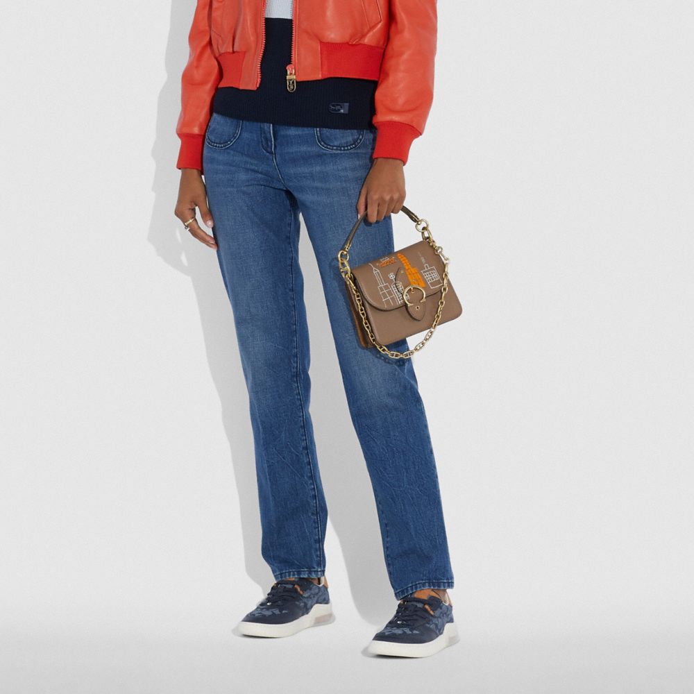 COACH X JEAN-MICHEL BASQUIAT BEAT SHOULDER BAG 18 - Alternate View 2