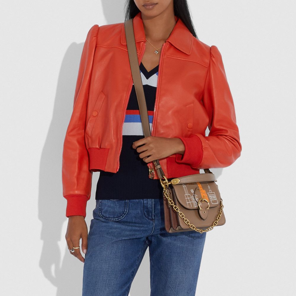 COACH X JEAN-MICHEL BASQUIAT BEAT SHOULDER BAG 18 - Alternate View 1