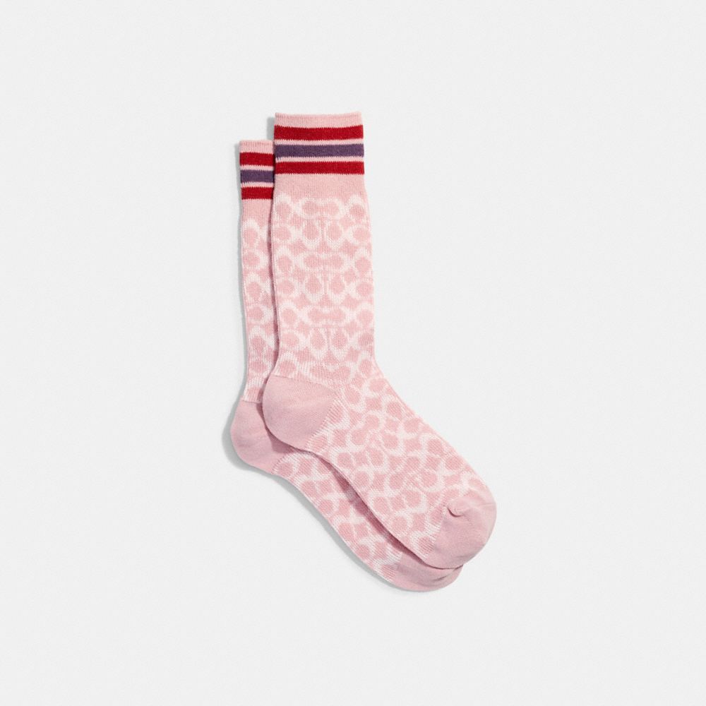 Signature Socks, PINK, Swatch