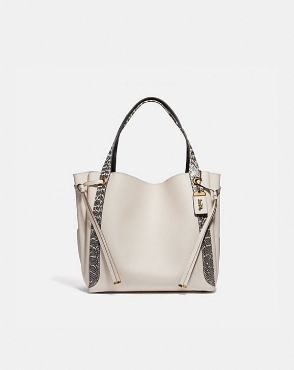 Coach Harmony Hobo 33 in Colorblock With Snakeskin Detail