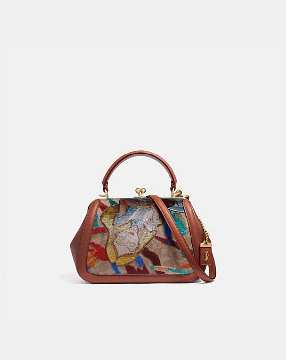 COACH: Disney X Coach Frame Bag 23 With Embellished Alice