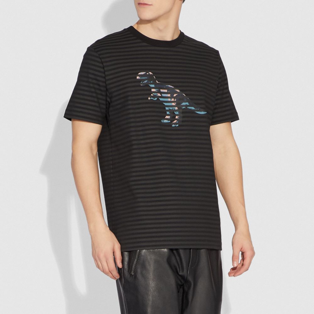 COACH Dinosaur Stripe Tshirt