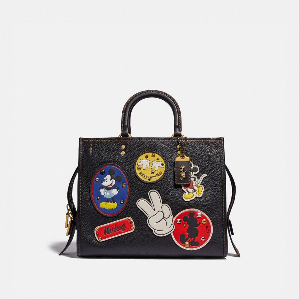 mickey mouse black purse