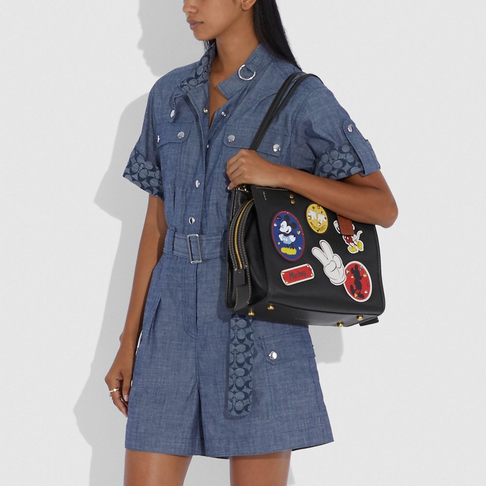 DISNEY X COACH ROGUE WITH PATCHES - Alternate View 2