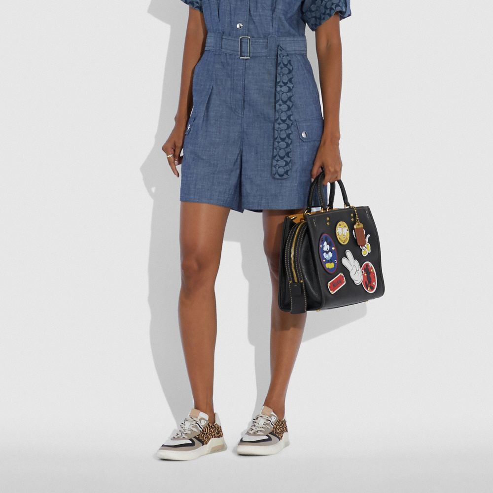 DISNEY X COACH ROGUE WITH PATCHES - Alternate View 1